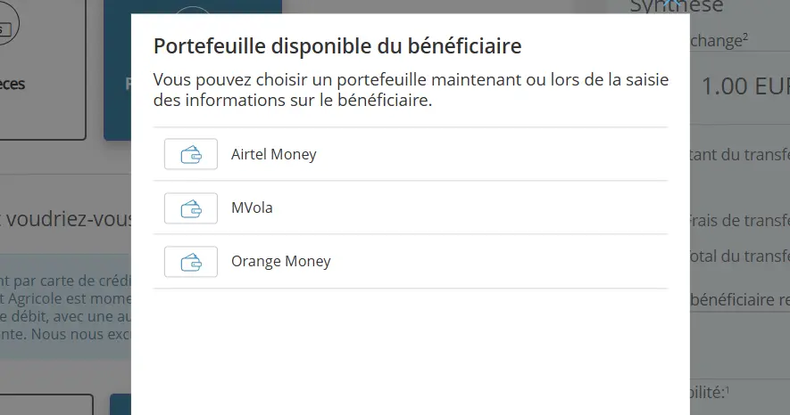 Western Union Mobile Wallet
